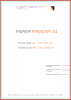 papier firmowy A4 / druk pełnokolorowy jednostronny 4+0, na papierze offset / preprint 90 g - 100 sztuk